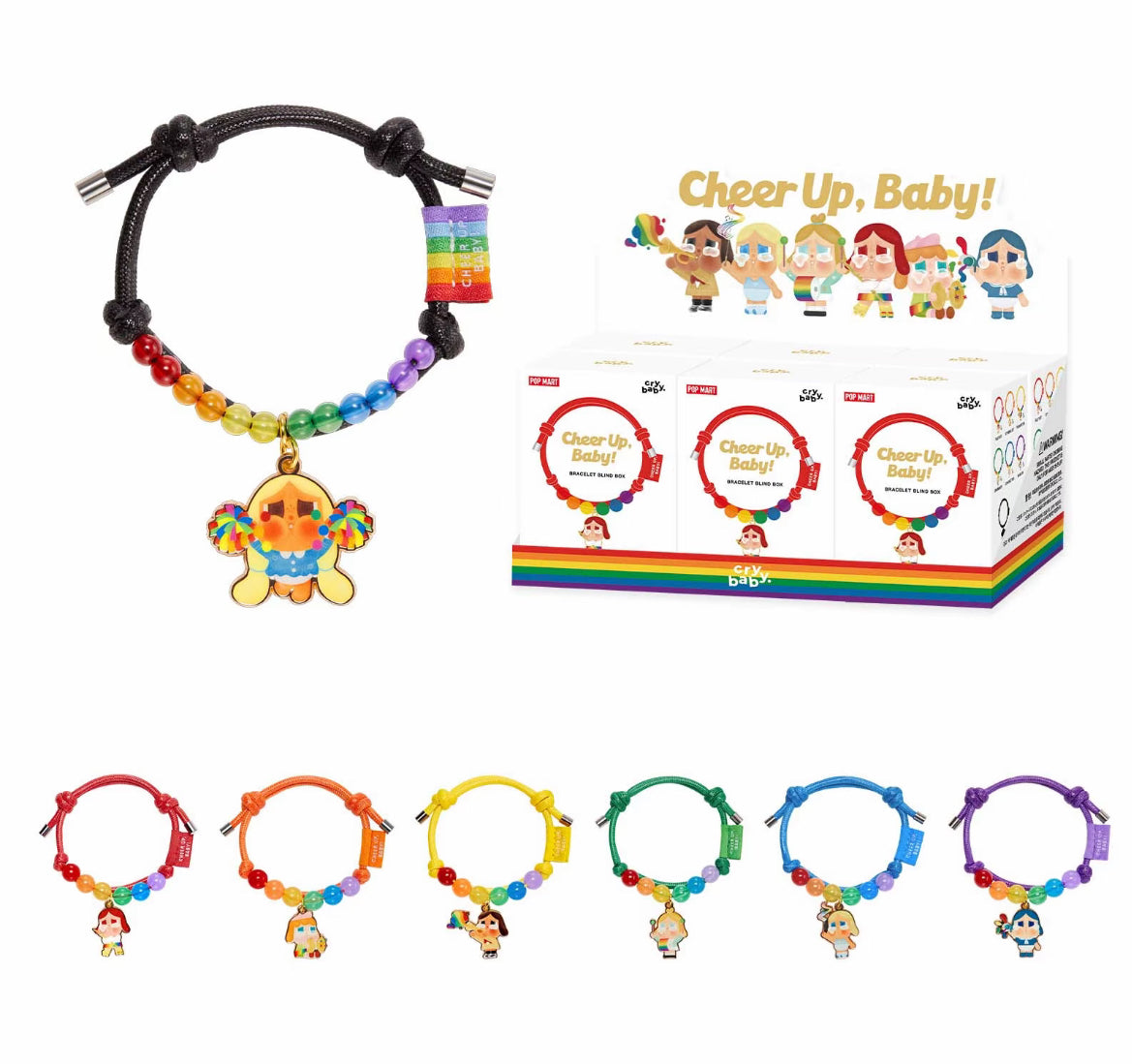CRYBABY CHEER UP, BABY! SERIES-Bracelet Blind Box - POP MART