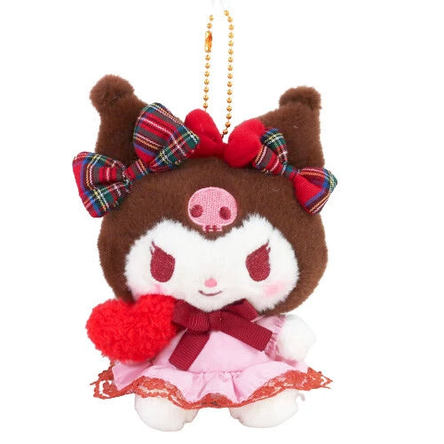 Kuromi - Sanrio Nakajima Ribbon Love Mascot Plush Keychain