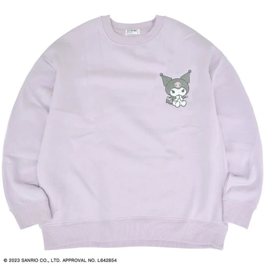 Kuromi - Sanrio Embroidered Sweatshirt