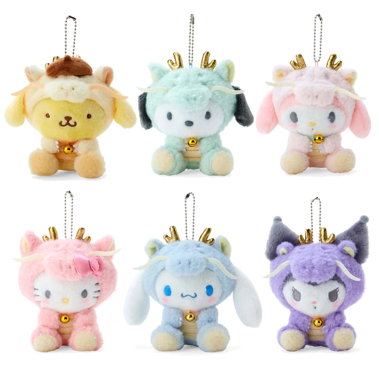 Pochacco - Sanrio Zodiac Dragon Plush Mascot Keychain