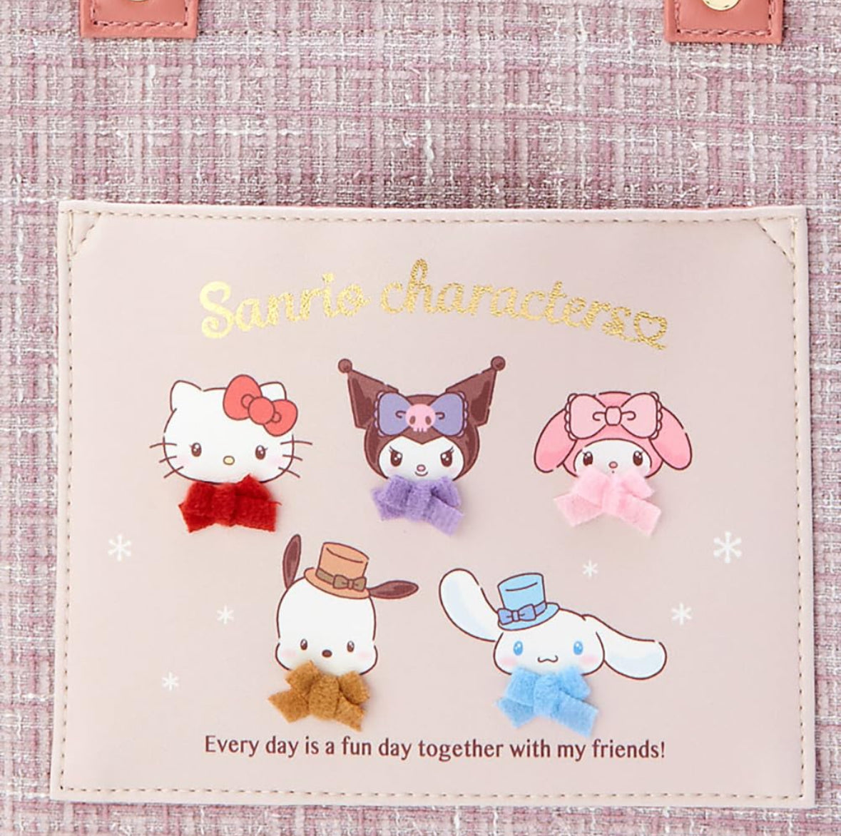 Sanrio Winter Outfit Collection Tote Bag