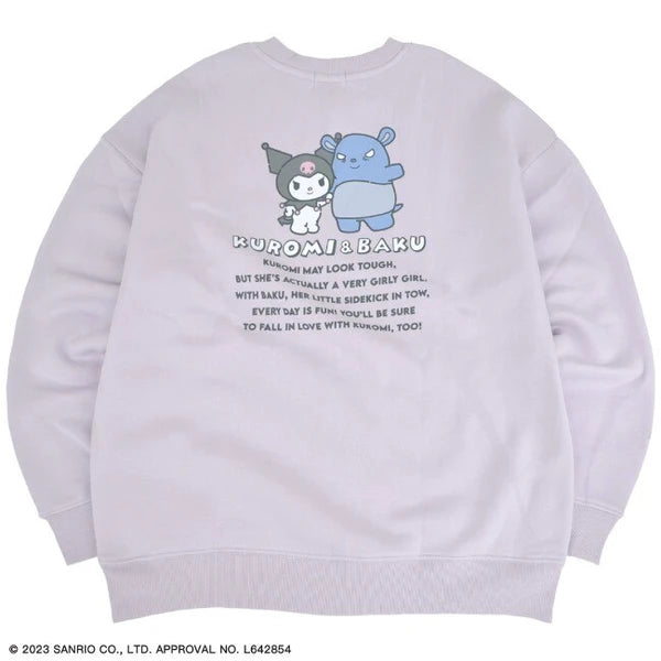 Kuromi - Sanrio Embroidered Sweatshirt