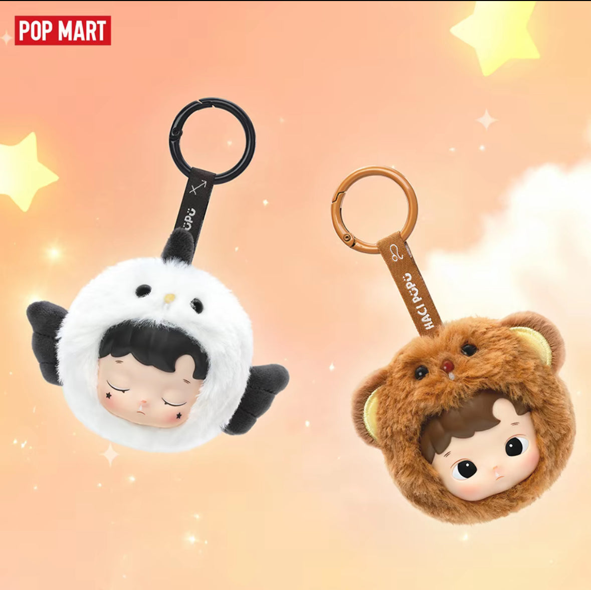 POP MART Hacipupu The Constellation Series Vinyl Plush Pendant