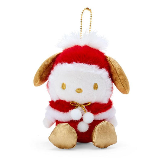 Pochacco - Sanrio Christmas Plush Mascot Keychain