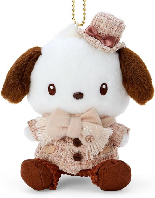 Pochacco - Sanrio Winter Outfit Collection Mascot Plush Keychain