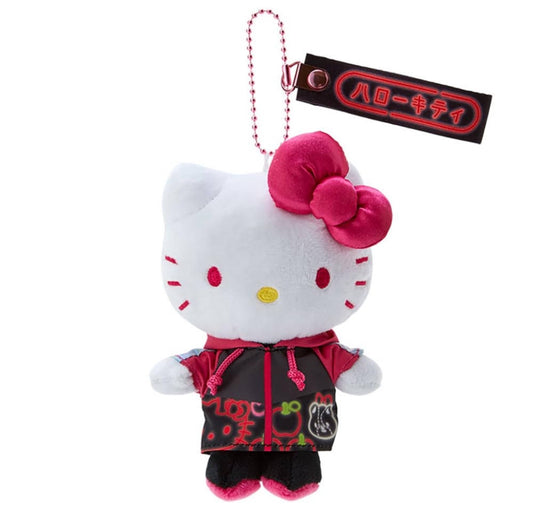 Hello Kitty - Sanrio Vivid Neon Mascot Plush Keychain