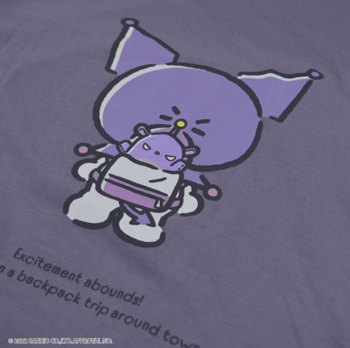 Kuromi - Sanrio Characters Oversized T-shirt Dress