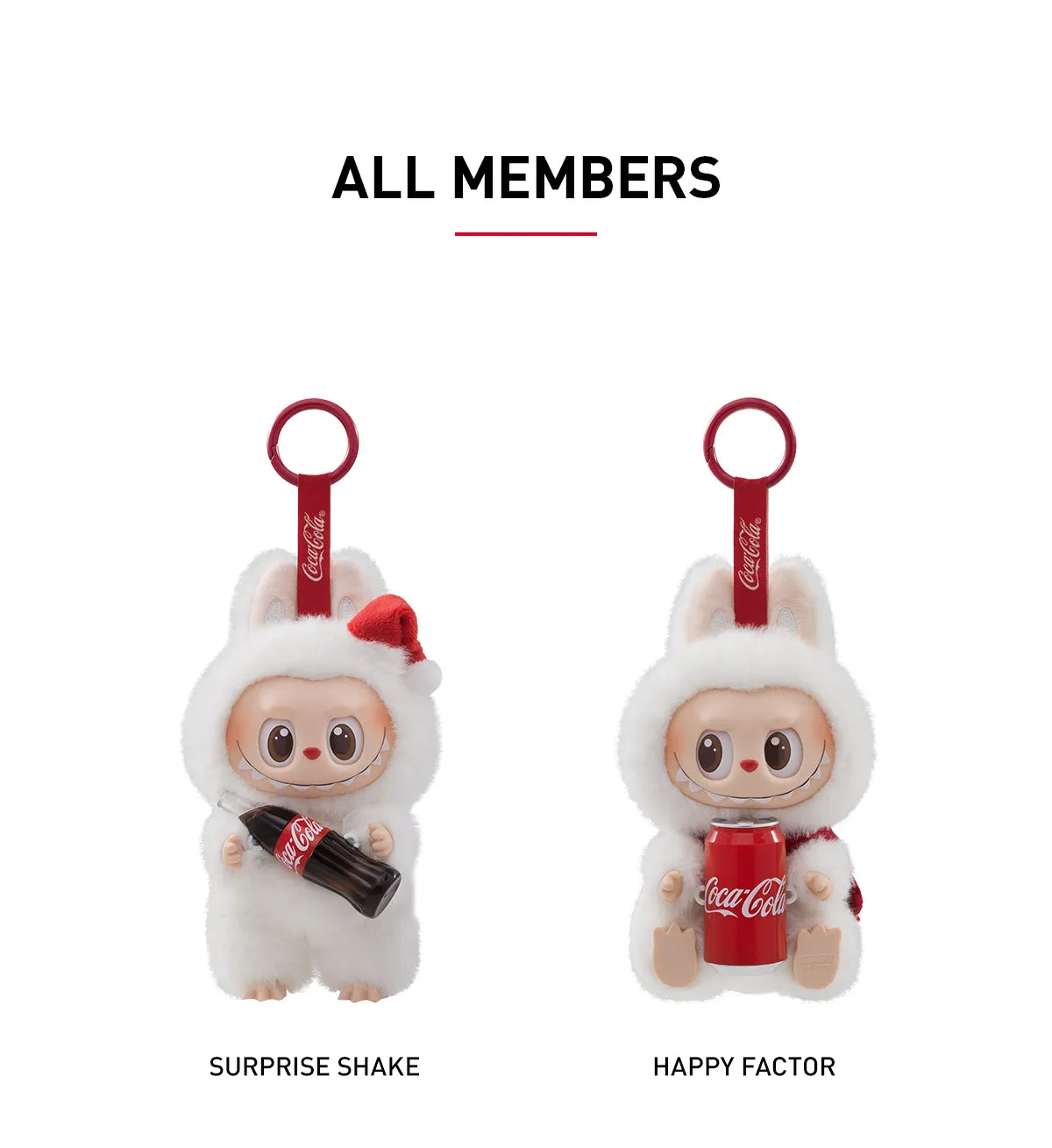 POP MART THE MONSTERS Coca-Cola Vinyl Face Pendant