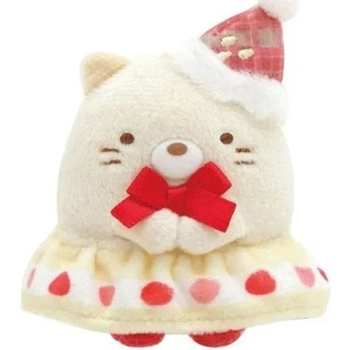 San-X Sumikko Gurashi 2023 Strawberry Christmas Tenori Plush