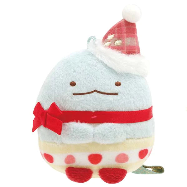 San-X Sumikko Gurashi 2023 Strawberry Christmas Tenori Plush