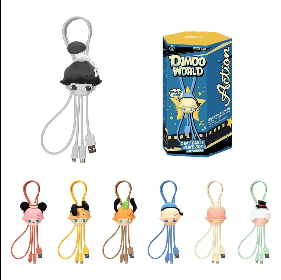 POP MART Dimoo World x Disney 2 in 1 Blind Box