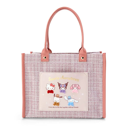 Sanrio Winter Outfit Collection Tote Bag