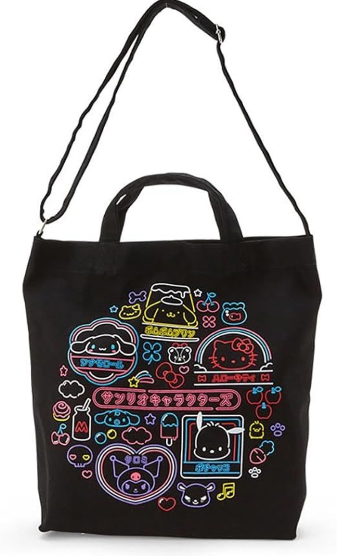 Sanrio Neon Vivid Tote Bag