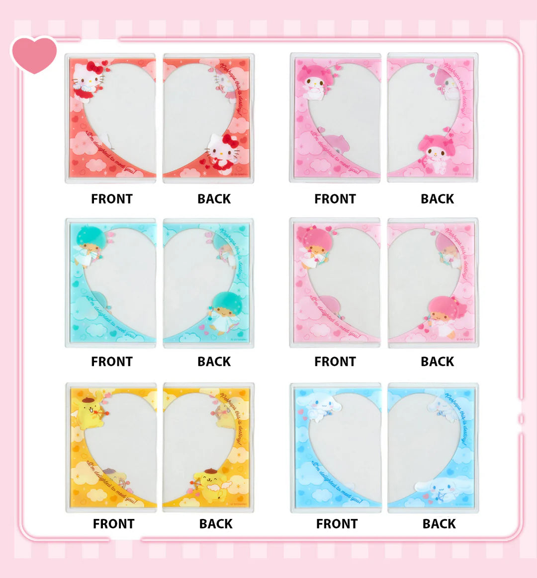 Sanrio Enjoy Idol Hard Photocard Case