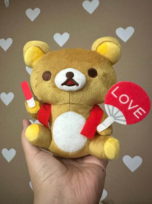 Rilakkuma Supporting My Fave Plushie