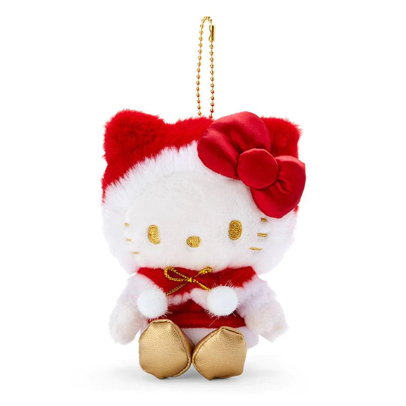 Hello Kitty - Sanrio Christmas Plush Mascot Keychain